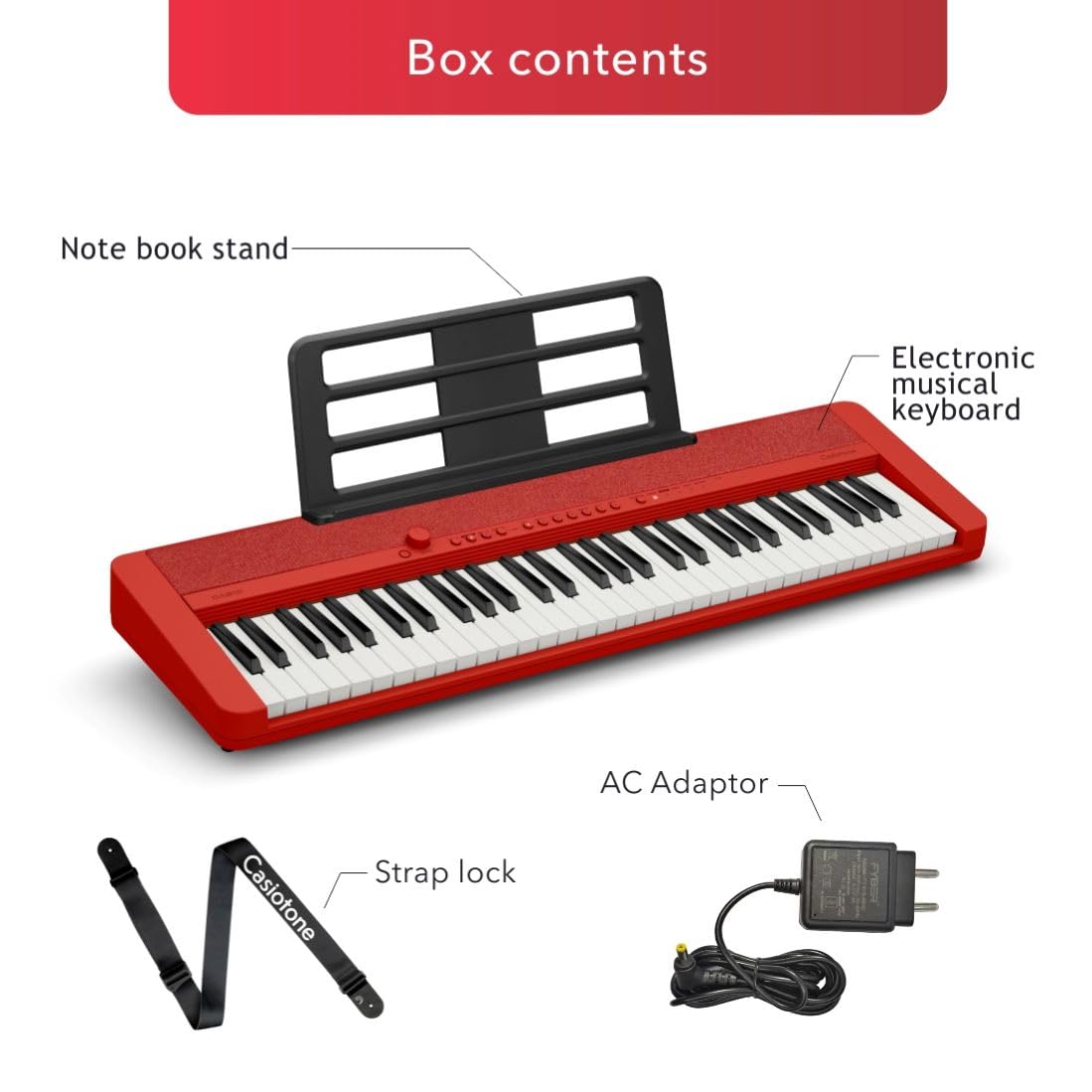 casio ct-s1 61鍵 Casio Casiotone CT-S1 61-key Touch Sensitive Portable Keyboard